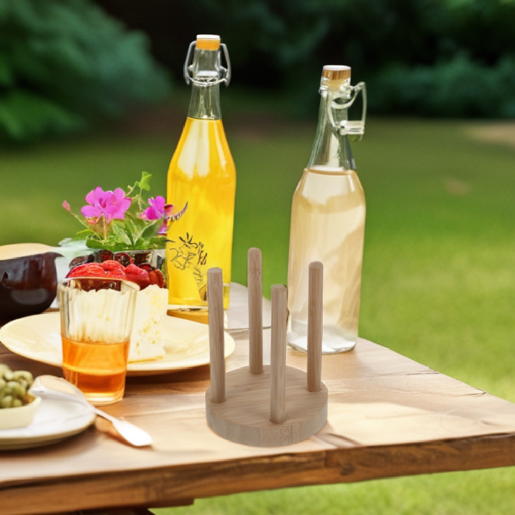 Portavasos Compacto de Madera  - Outdoor Camping Store reseña y precio