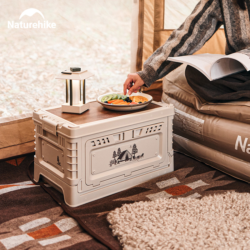 Naturehike-caja de almacenamie - Outdoor Camping Table With Storage reseña y precio