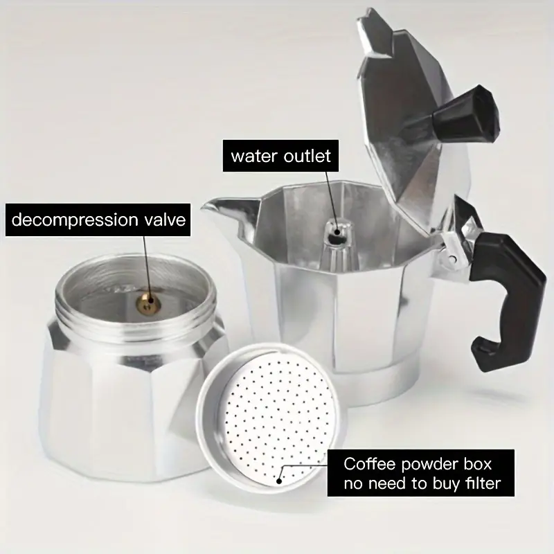 Cafetera Moka Clásica de Alumi - Outdoor Camping Items reseña y precio