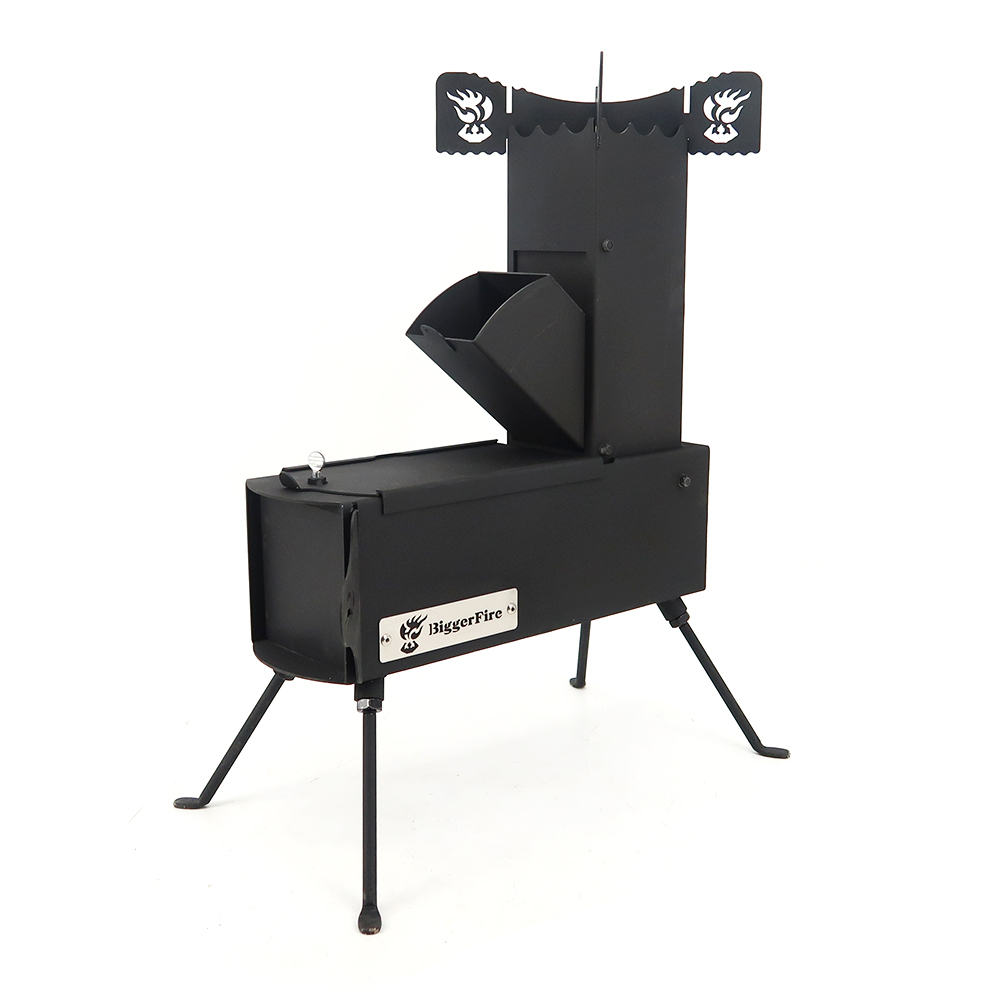 Estufa Rocket Portátil para Co - Outdoor Camping Wood Burning Stove reseña y precio
