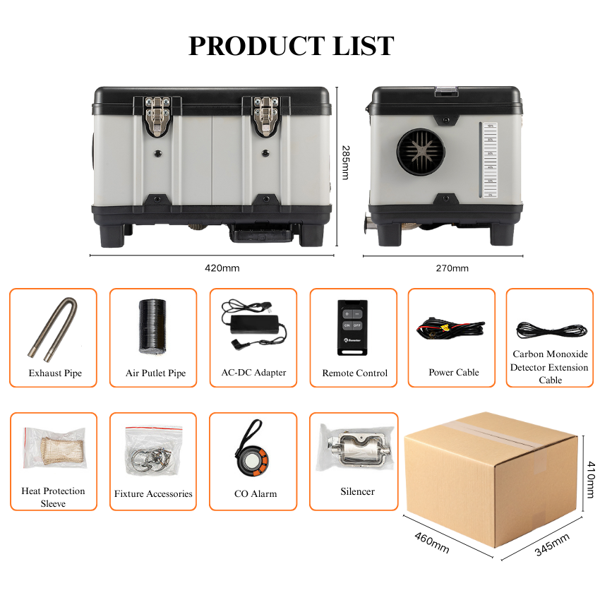 Calentador de Estacionamiento  - Outdoor Camping Heater reseña y precio