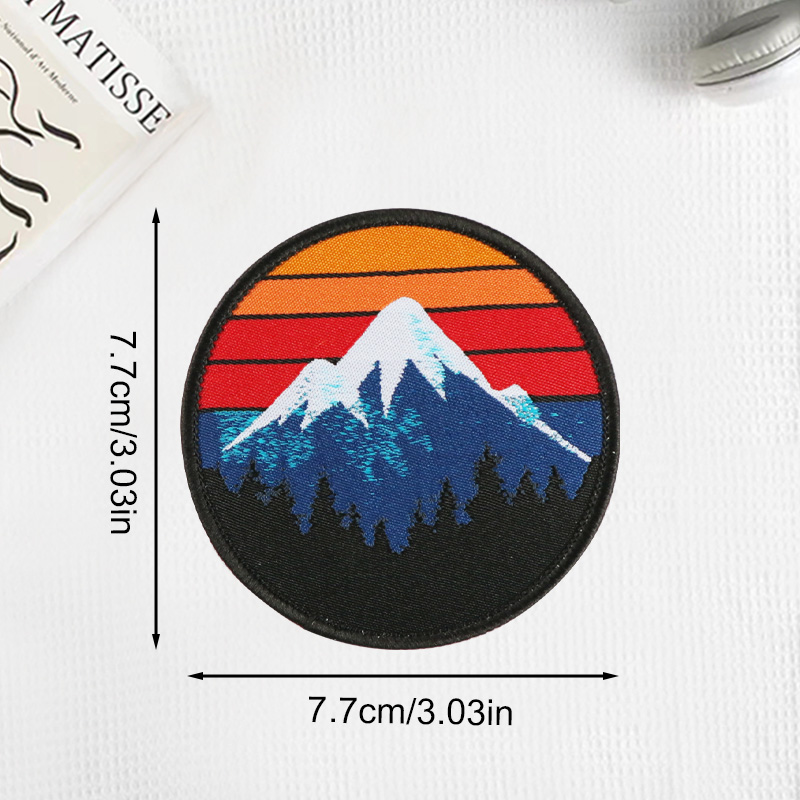 1 parche retro de montaña de l - Outdoor Camping Logo reseña y precio
