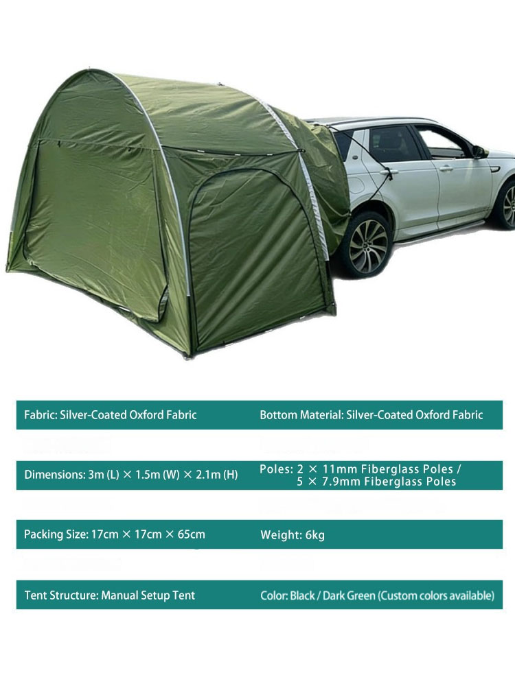 Carpa Trasera para Coche, para - Outdoor Camping Car Tent reseña y precio