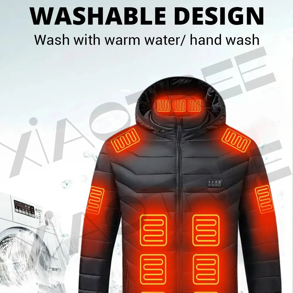 Chaqueta calefactora de 28 áre - Camping Outdoor Clothing reseña y precio