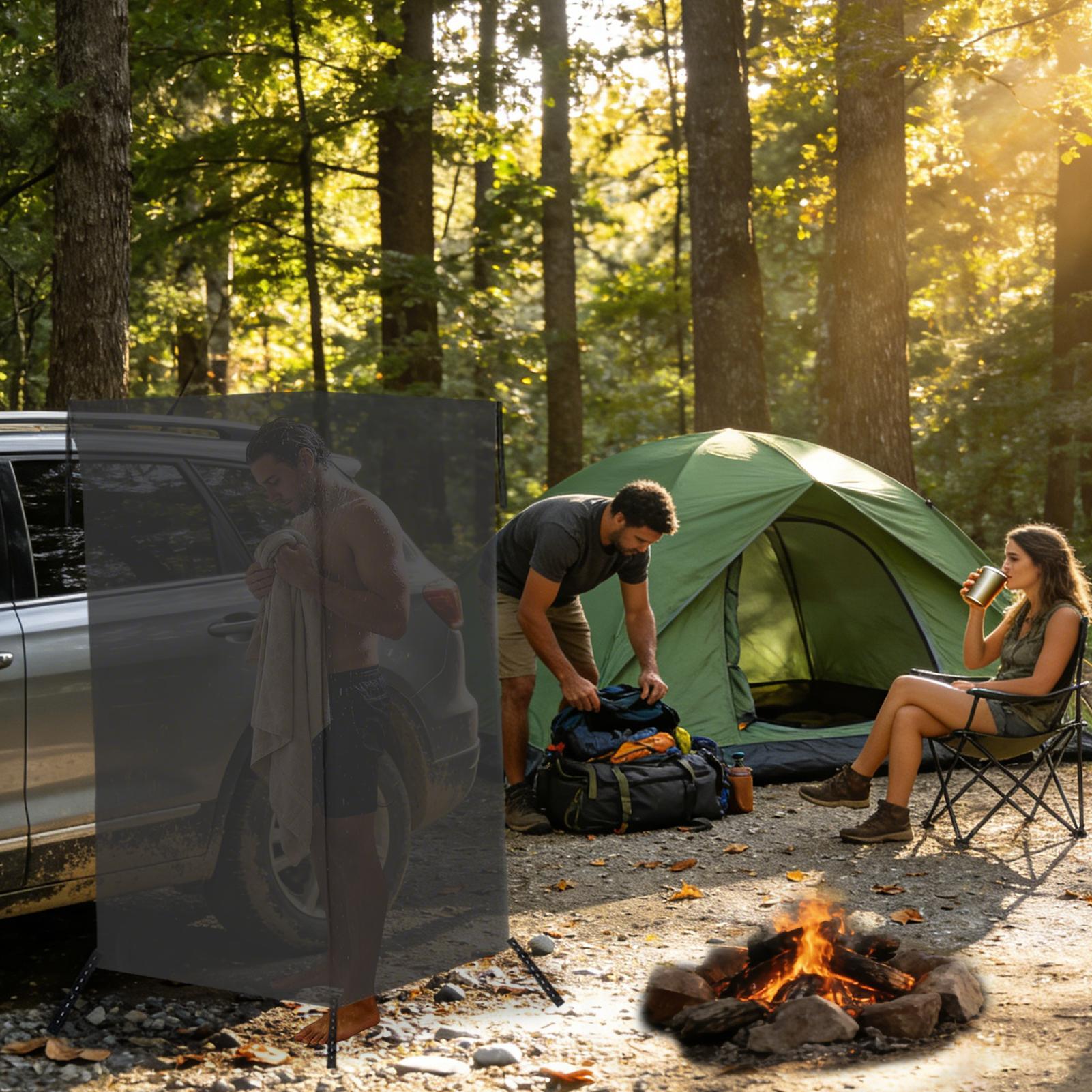 Vestidor Portátil para Coche,  - Outdoor Camping Car Tent reseña y precio