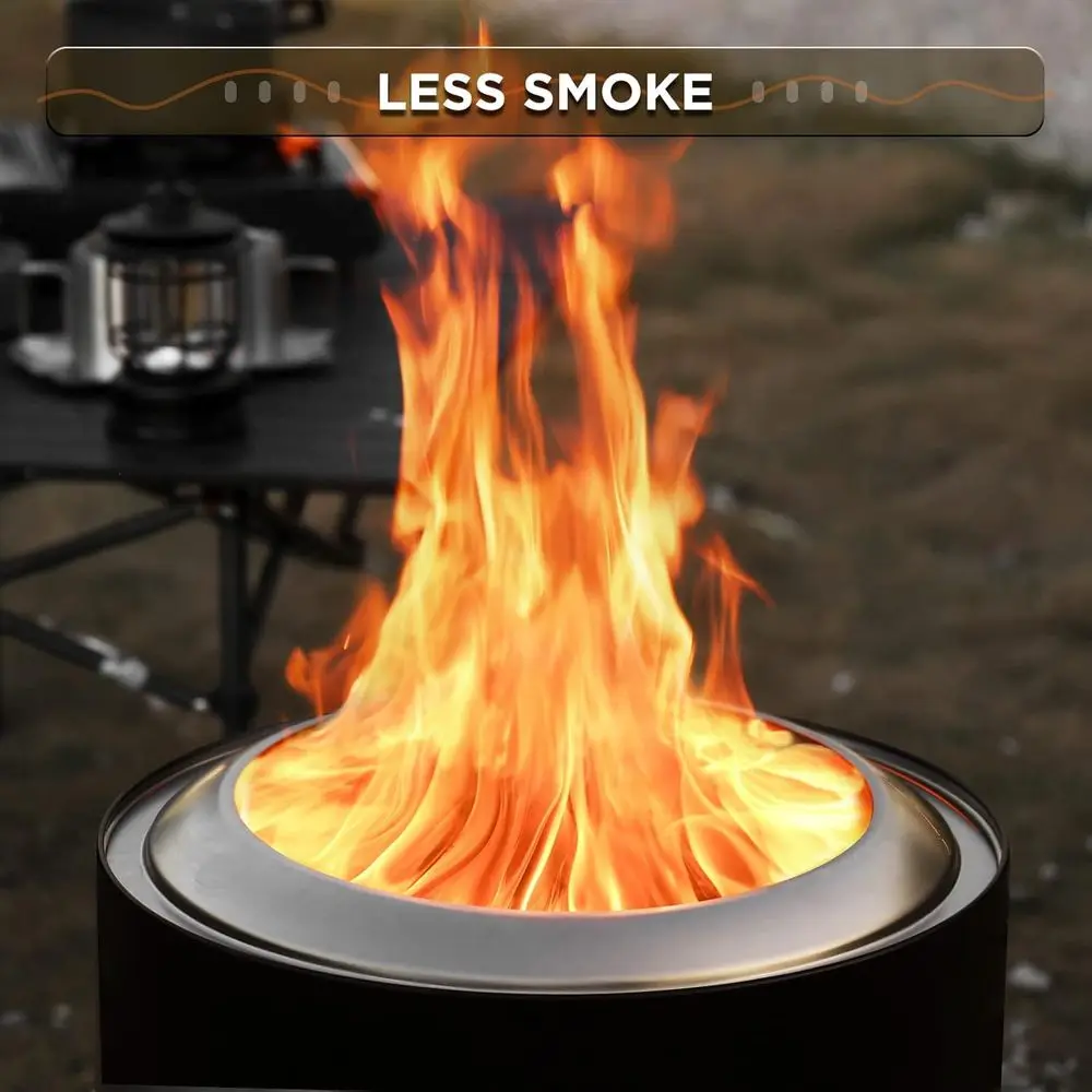 Estufa de Camping Portátil de  - Outdoor Camping Wood Burning Stove reseña y precio