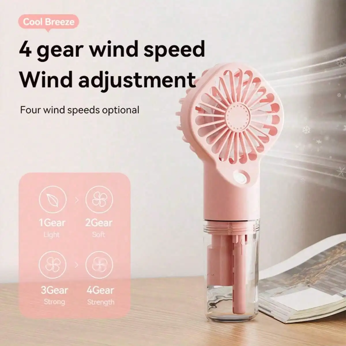Ventilador de niebla portátil: - Outdoor Camping Misting Fan reseña y precio