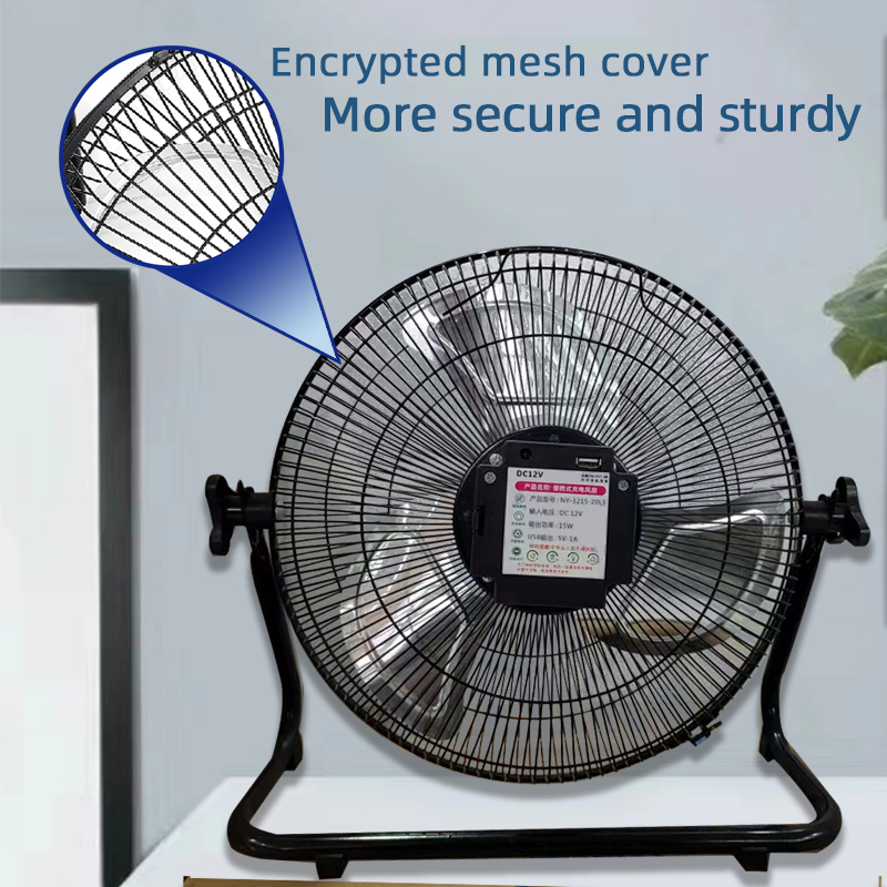 Ventilador Solar portátil de 1 - Outdoor Camping Misting Fan reseña y precio