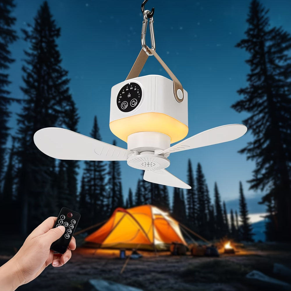 Ventilador de Techo Portátil c - Outdoor Camping Misting Fan reseña y precio