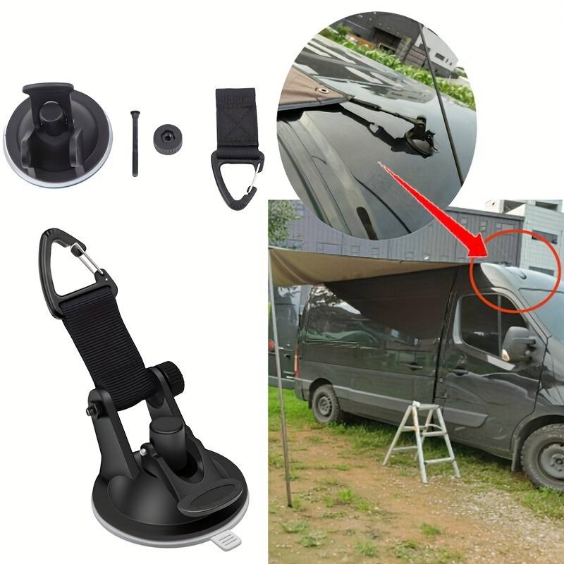 Ancla de ventosa para autocara - Outdoor Camping Awning reseña y precio