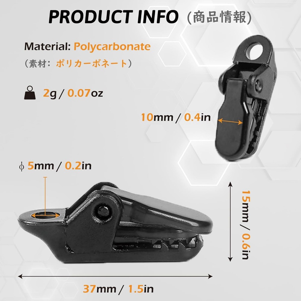 Juego de Abrazaderas Resistent - Outdoor Camping Awning reseña y precio