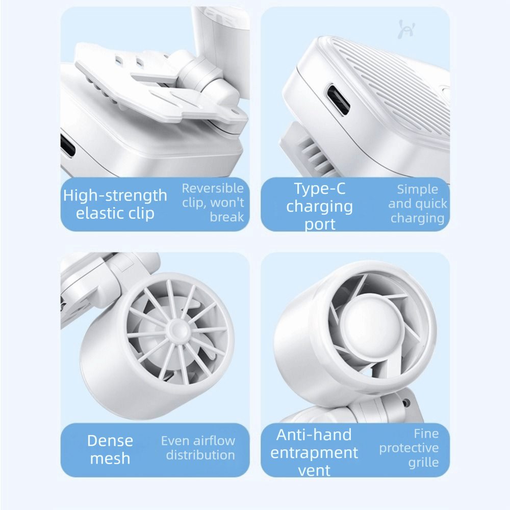 Ventilador de Clip Portátil Li - Outdoor Camping Misting Fan reseña y precio