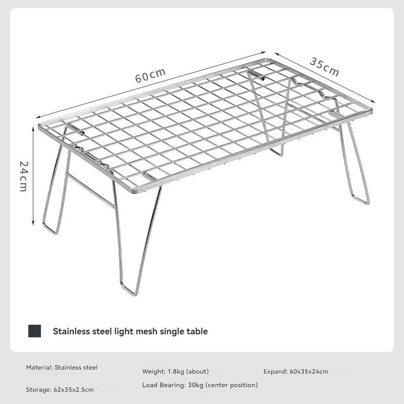 Mesa de Almacenamiento Ligera  - Outdoor Camping Table With Storage reseña y precio