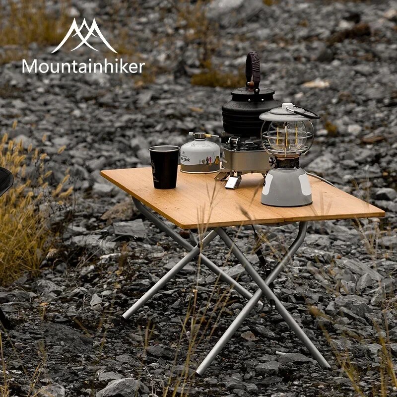 MOUNTAINHIKER Mesa plegable de - Outdoor Camping Table With Storage reseña y precio