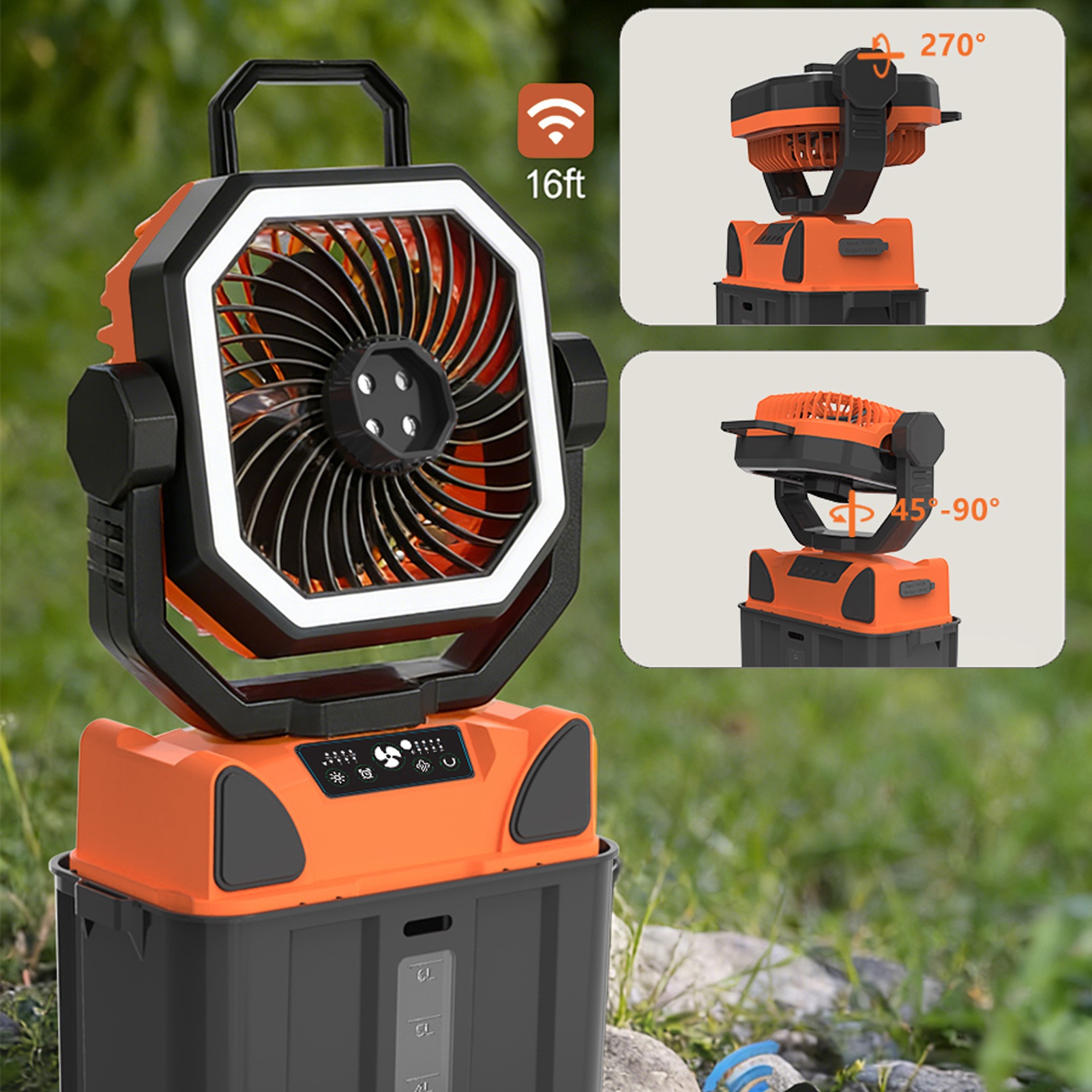 Ventilador de Camping Recargab - Outdoor Camping Fan reseña y precio