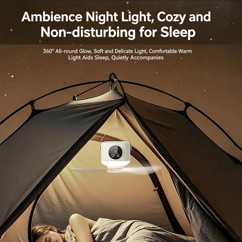 Ventilador de Techo Portátil R - Outdoor Camping Misting Fan reseña y precio