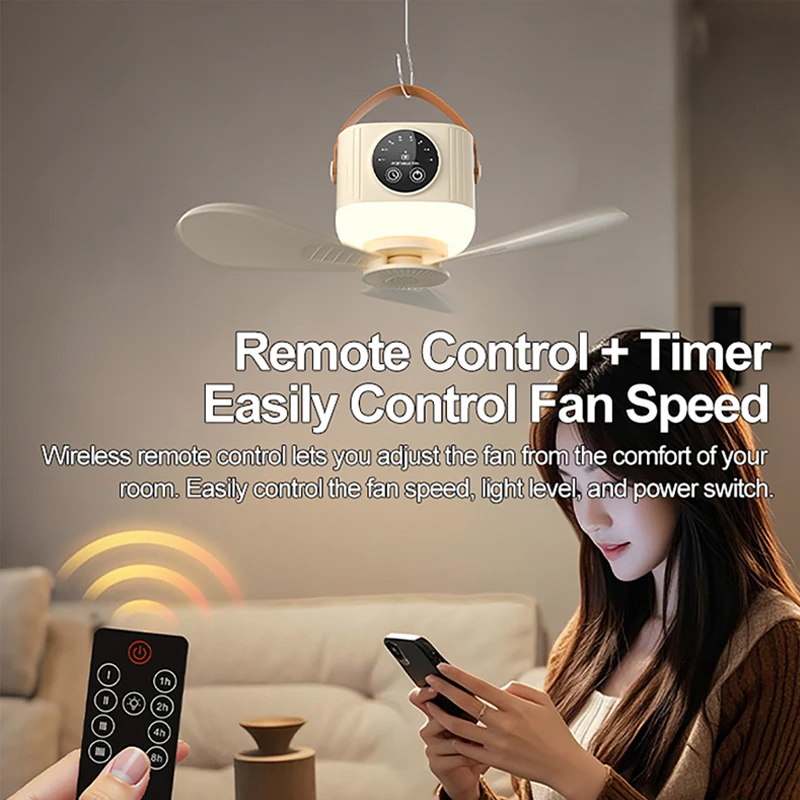 Ventilador de Techo Portátil R - Outdoor Camping Misting Fan reseña y precio