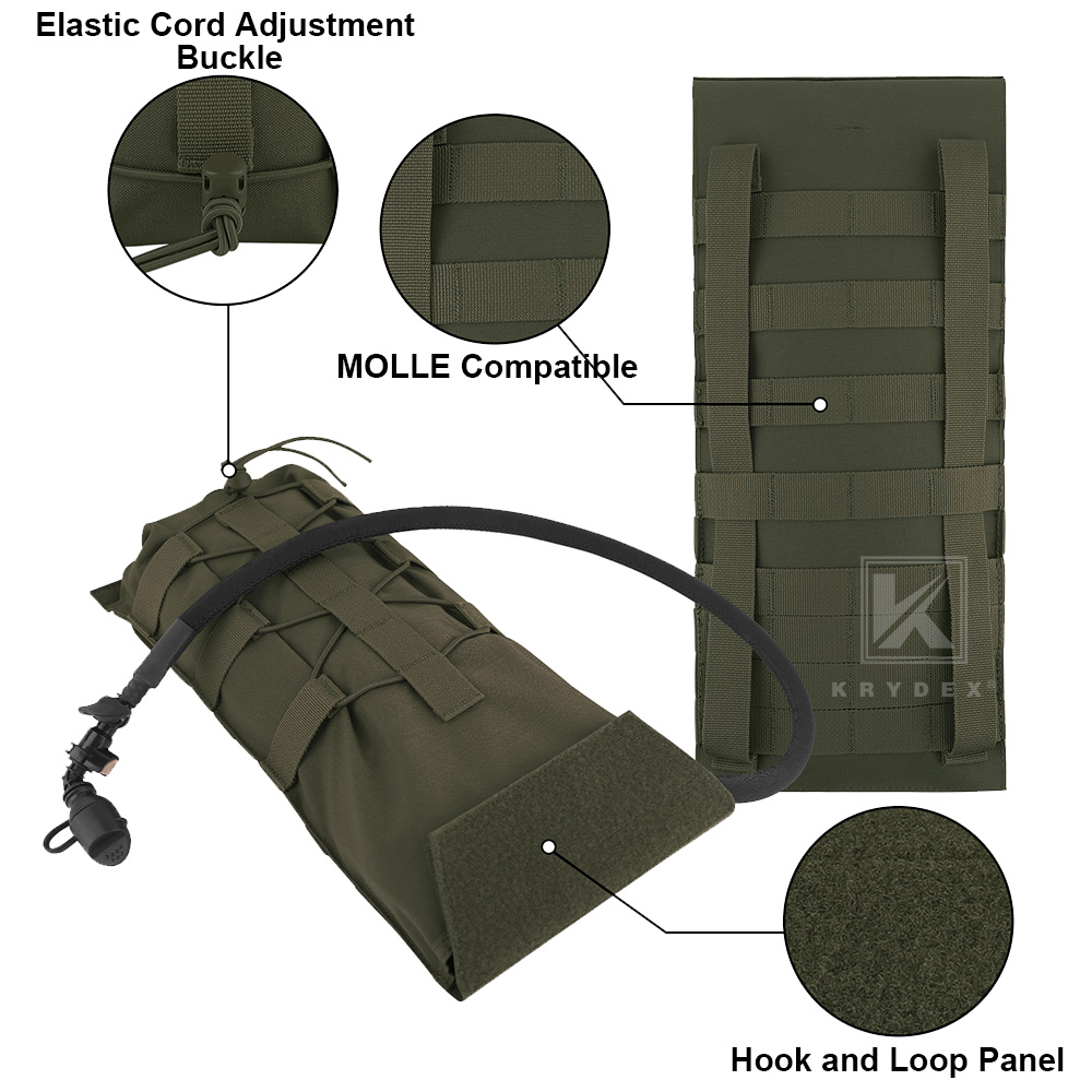 KRYDEX-Paquete Molle de hidrat - Outdoor Camping Vest reseña y precio
