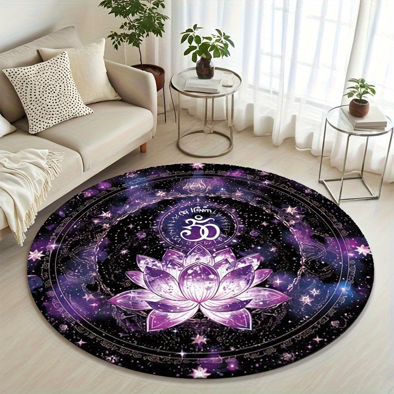 Alfombra redonda con patrón de - Outdoor Camping Games For Adults reseña y precio